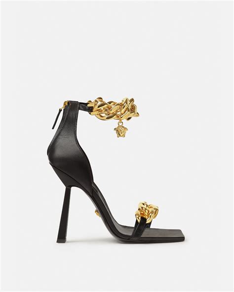 versace signature medusa high heel sandals|Versace platform medusa.